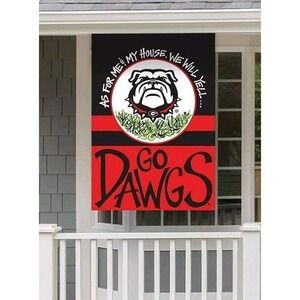 Magnolia Lane University‎ of Georgia Bulldogs 40X28 House Flag Go Dawgs